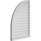 Ekena Millwork Quarter Round Top Left Surface Mount PVC Gable Vent w/ 2"W x 2"P Brickmould Sill Frame, 28"W x 40"H GVPQL28X4003SF - alternate 5